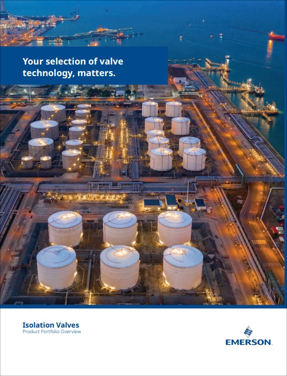 Emerson portfolio of isolation valves