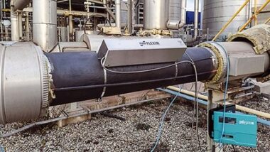 Flexim non-intrusive ultrasonic flow measurement