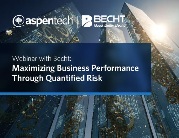 Webinar with Becht: Maximizing Business Performance Through Quantified Risk