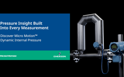 Introducing Micro Motion™ Dynamic Internal Pressure: A New Approach to Pressure Compensation in Coriolis Flow Measurement